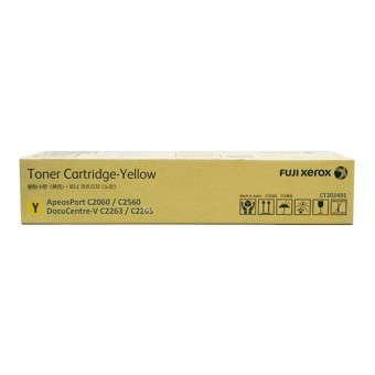 Mực hộp máy photocopy ApeosPort CT202491 Yellow - Dùng cho máy photocopy ApeosPort C2060/C2560/DC C2263/2265